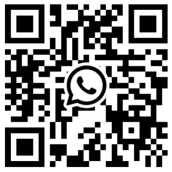 QR Code to begin a WhatsApp chat with us